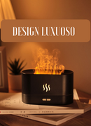 Umidificador de ar com aroma - Design de chamas