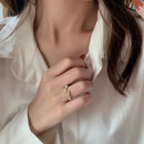 Anel Style bambu - Dourado